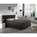 Doppel-Jersey 220 gr. Spannbettlaken Deep Taupe