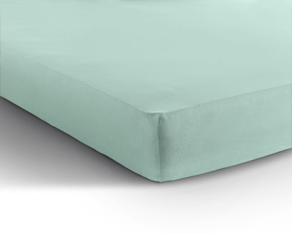 Enkel Jersey 135 gr. Hoeslaken Pastel Blauw