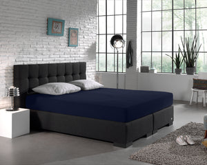 Single Jersey 135 gr. Fitted Sheet Indigo Blue