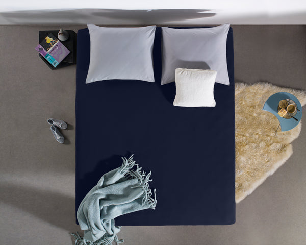 Single Jersey 135 gr. Fitted Sheet Indigo Blue