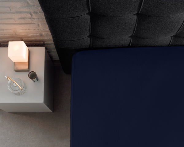 Single Jersey 135 gr. Fitted Sheet Indigo Blue