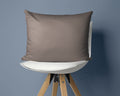 Satin 2 in 1 Kissenbezüge Taupe