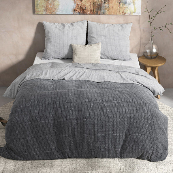 DH Flanel Quinn Antraciet