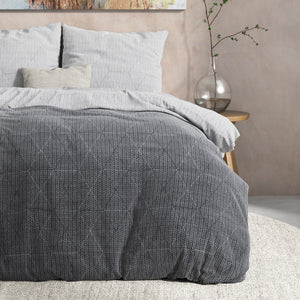 DH Flanel Quinn Antraciet
