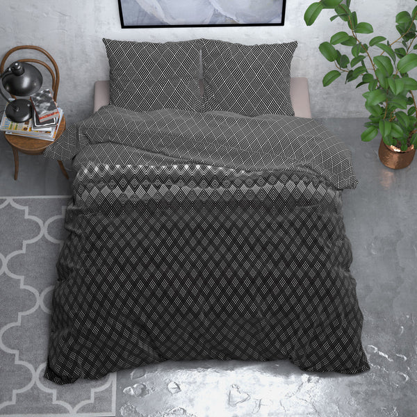 Flanel Cheng Antraciet