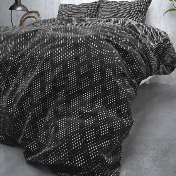 Flanel Cheng Antraciet