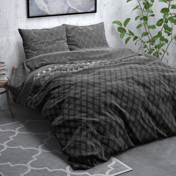 Flanel Cheng Antraciet