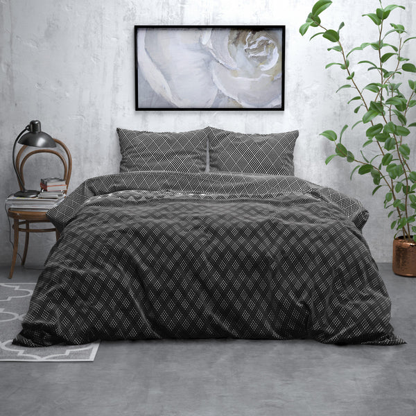 Flanel Cheng Antraciet