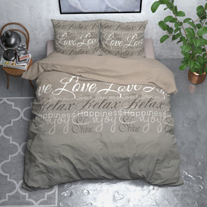 Flanel Love and Relax Taupe
