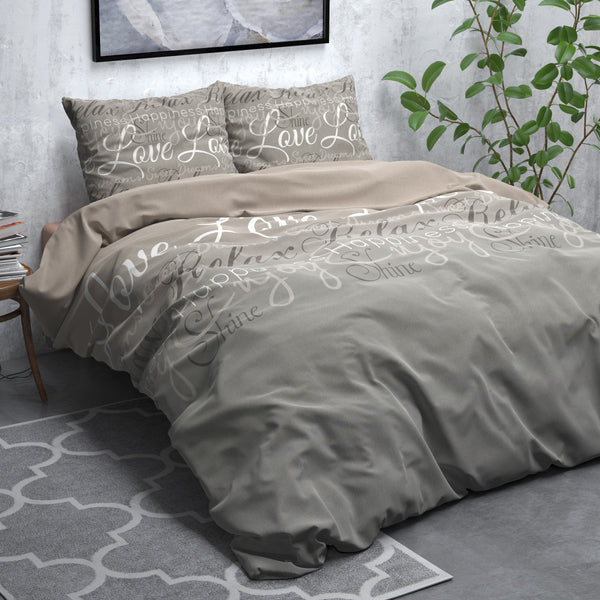 Flanel Love and Relax Taupe