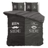 His and Her side  Zwart