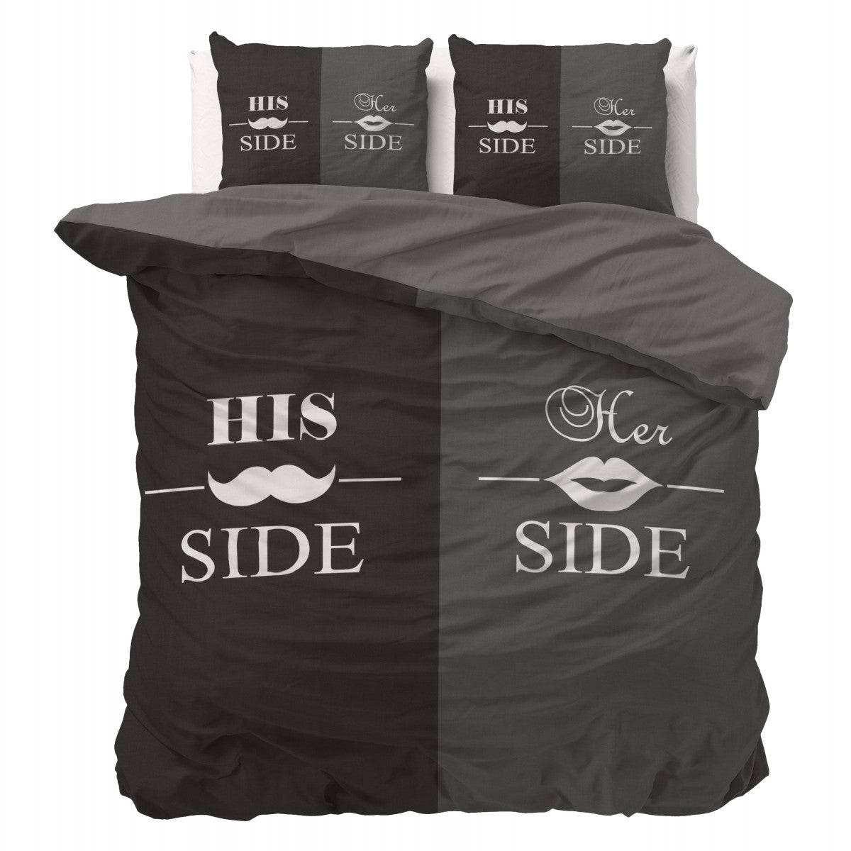 His and Her side  Zwart