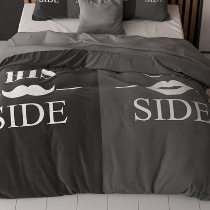 His and Her side  Zwart