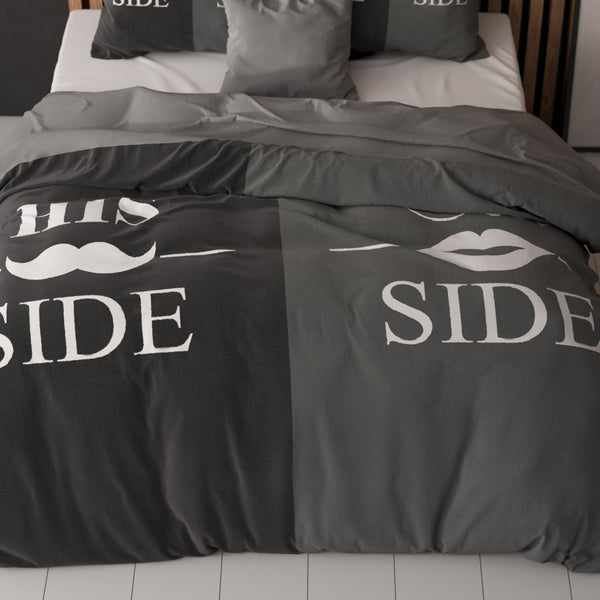 His and Her side  Zwart