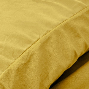 Velvet Uni Dekbedovertrek Goud