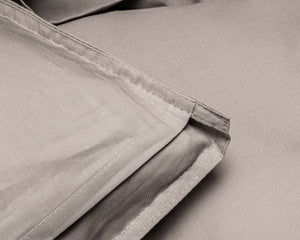 Egyptisch Katoen Uni Taupe