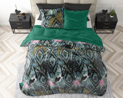 Velvet Botanical forest Groen