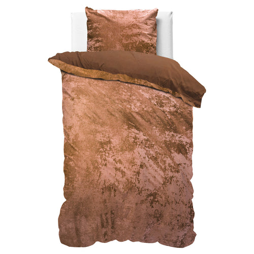 Crushed Velvet Katoen Wood Bruin