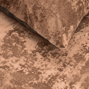 Crushed Velvet Katoen Wood Bruin