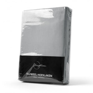Velvet Hoeslaken Grijs