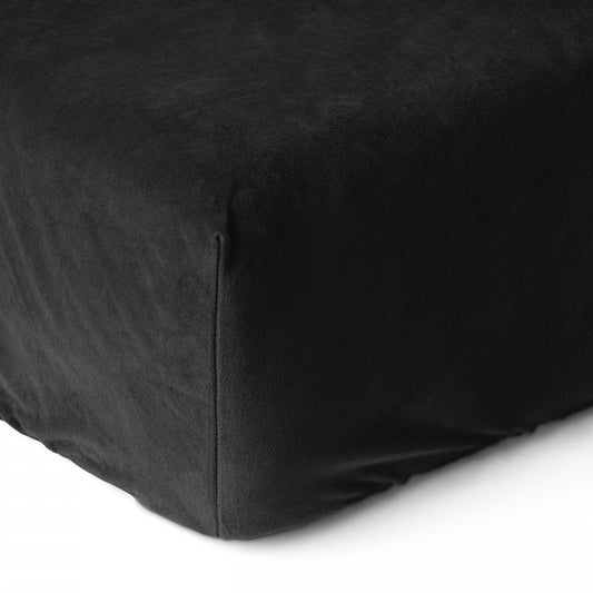 Velvet Hoeslaken Zwart