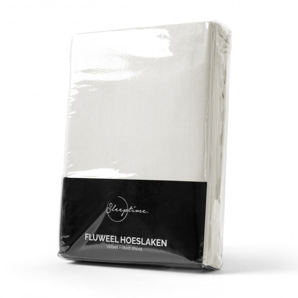 Velvet Hoeslaken Creme