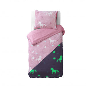 Glow in the dark Unicorn Roze