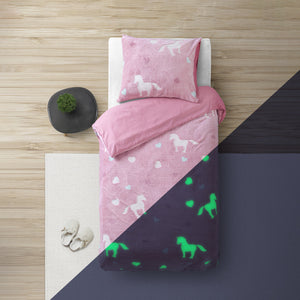 Glow in the dark Unicorn Roze