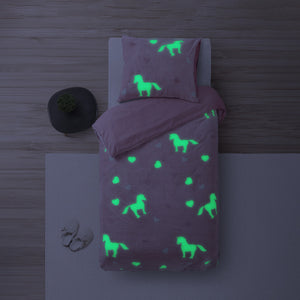 Glow in the dark Unicorn Roze