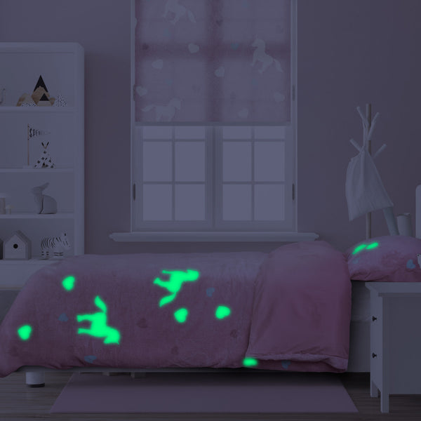 Glow in the dark Unicorn Roze