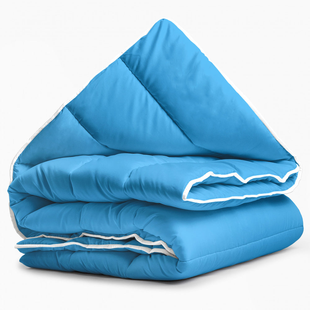 All-in one lazy dekbed Blauw 140 x 200