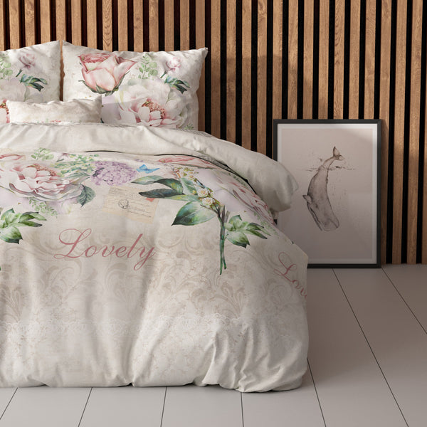 Lovely Flower Beige