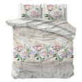 Bettbezug – Hübsches Blumenmuster Beige