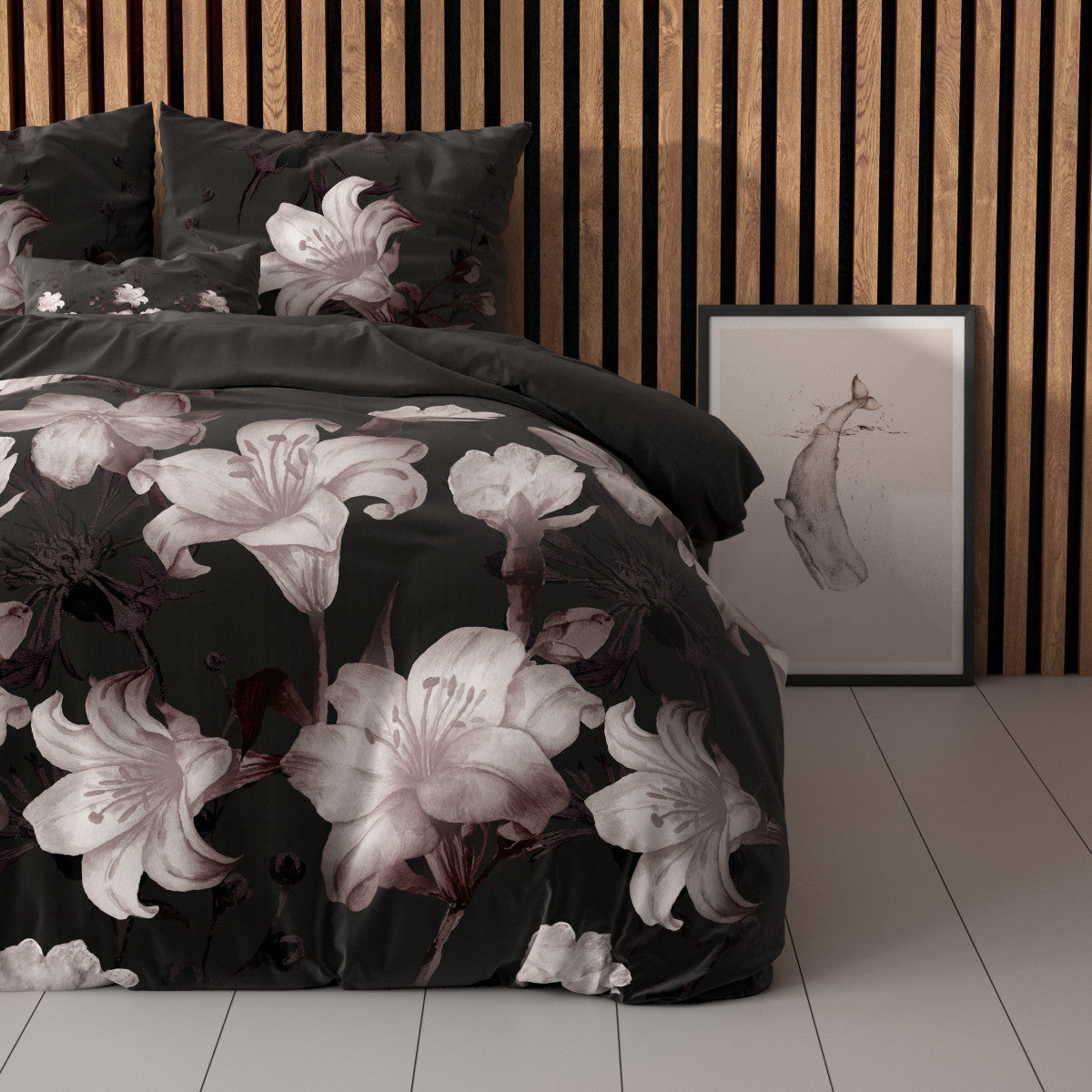 Dark Flower Zwart