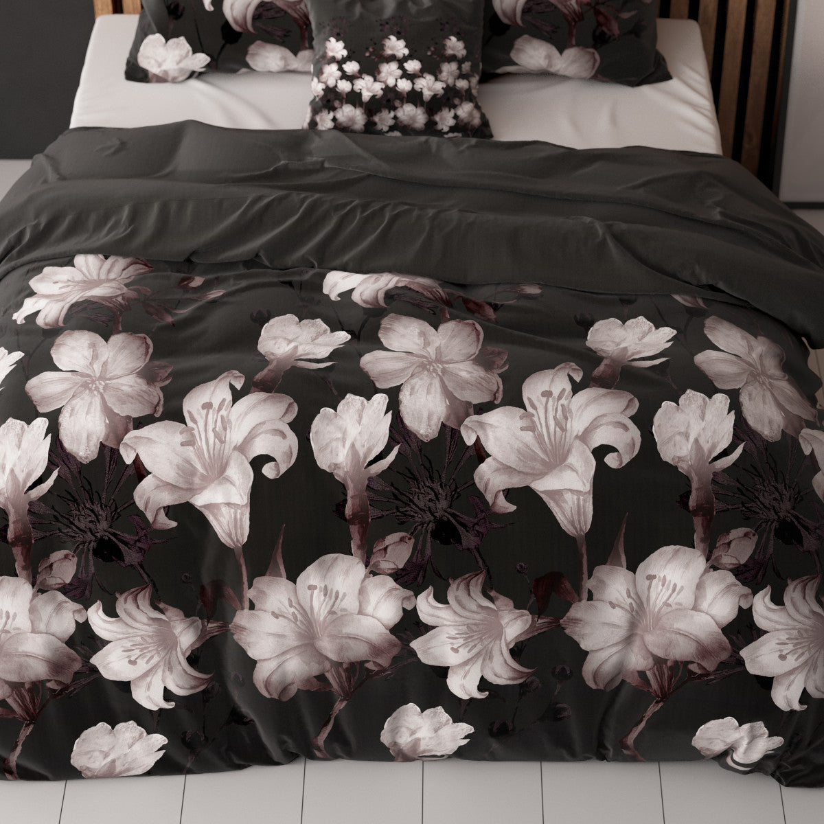 Dark Flower Zwart