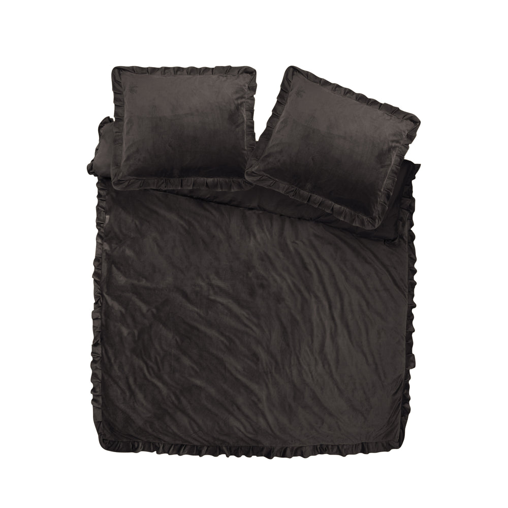 Velvet Ruffles Zwart