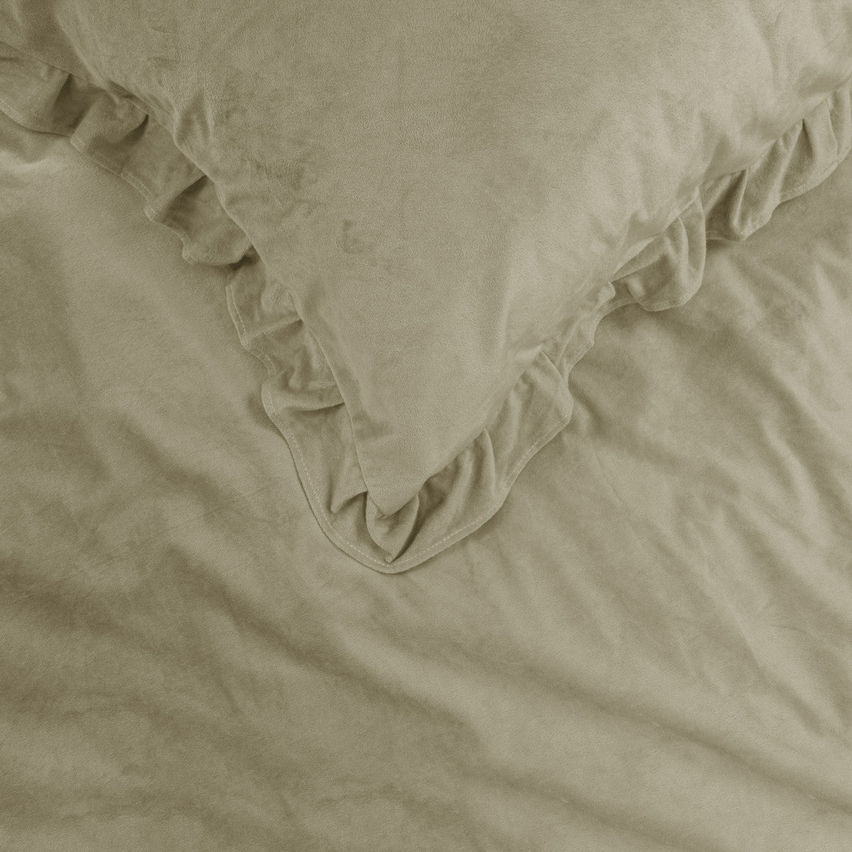 Velvet Ruffles Taupe