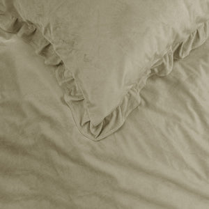 Velvet Ruffles Taupe