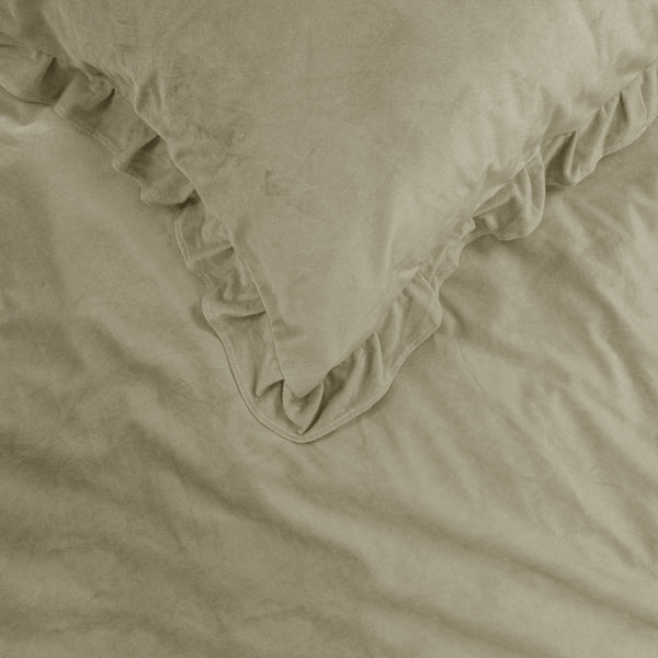 Velvet Ruffles Taupe