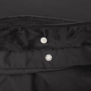 Velvet Piping Zwart
