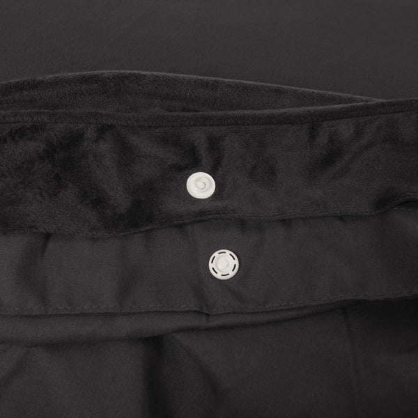 Velvet Piping Zwart