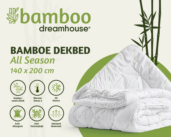 Bali Bamboe Dekbed Wit