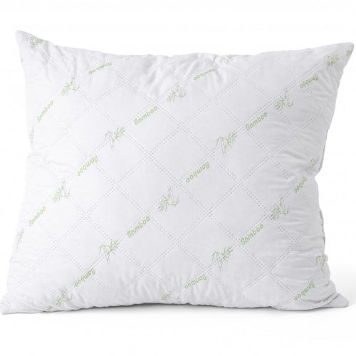 Bamboe Hoofdkussen Wit 60 70 cm