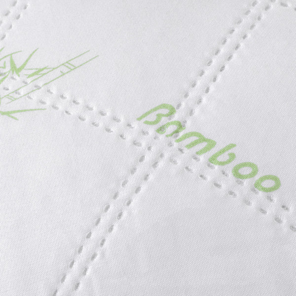 Bamboe Hoofdkussen Wit 60 70 cm