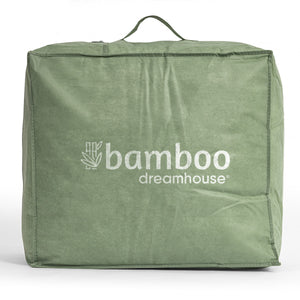 Bamboe Hoofdkussen Wit 60 70 cm