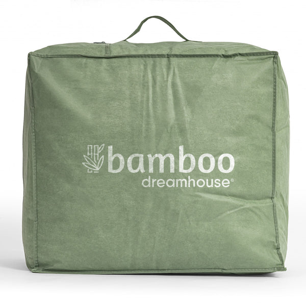Bamboe Hoofdkussen Wit 60 70 cm