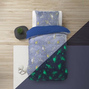 Glow in the dark Space Blauw