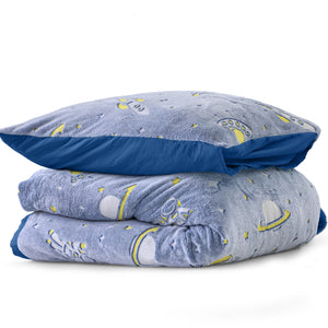 Glow in the dark Space Blauw