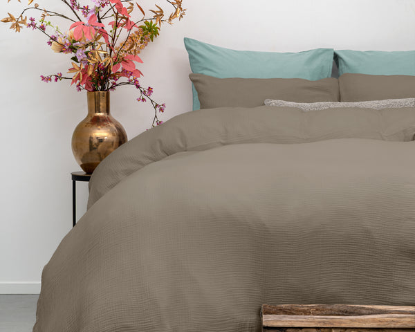 Mousseline Perkal Taupe