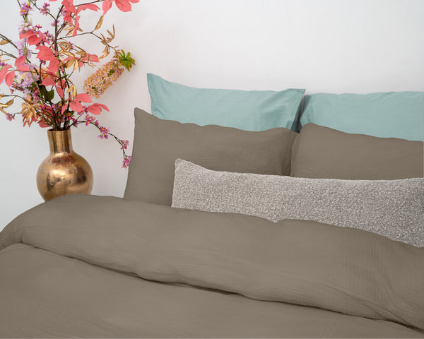 Mousseline Perkal Taupe